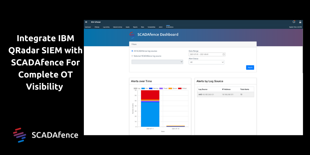 IBM QRadar SIEM Integration For Complete OT Visibility